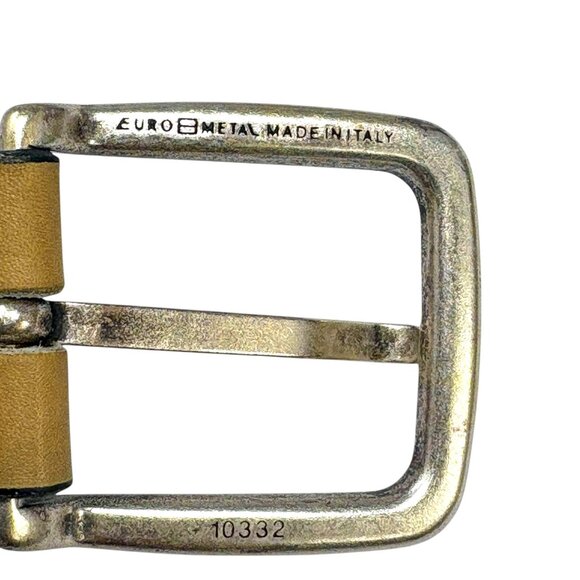 Paul‎ Fredrick Braided Leather Eurometal Buckle Belt Made in Italy - Picture 2 of 7